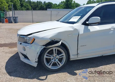 2014 BMW X3 xDrive28I from USA, damaged, VIN 5UXWX9C57E0D09880